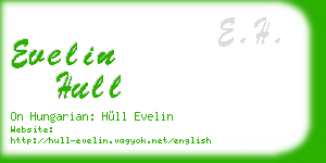 evelin hull business card